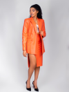 Leather Two-piece Set